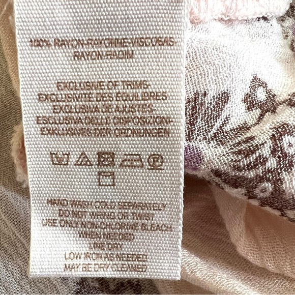 FREE PEOPLE From Your Heart Mini Dress Boho Long Sleeve Flowy Bohemian - Picture 13 of 15